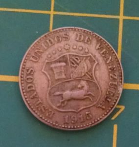 1915-5-Centimos-From-Venezuela..-Valuable?